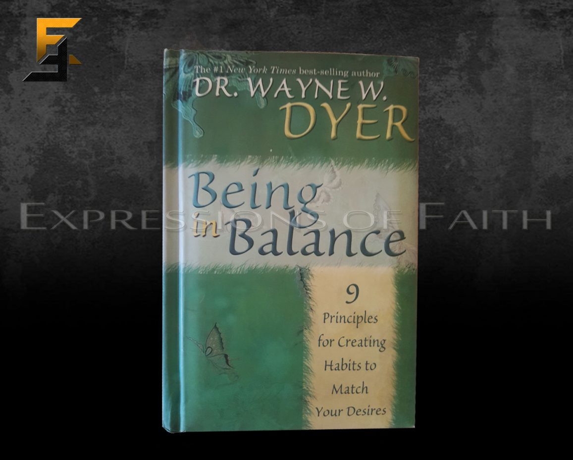 B012 Being in Balance Dr Wayn Dyer Front - Book Shop