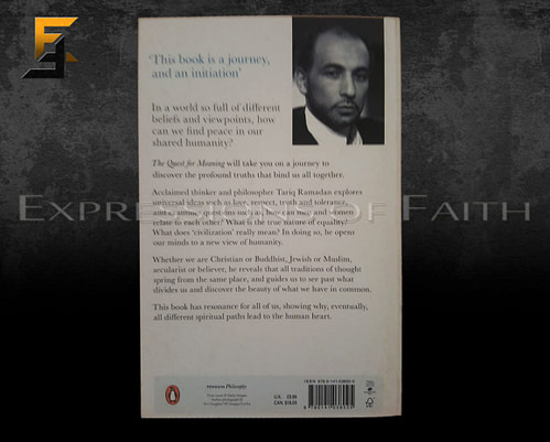 B016 The Quest For Meaning Tariq Ramadan Back 500x401 - Book Shop